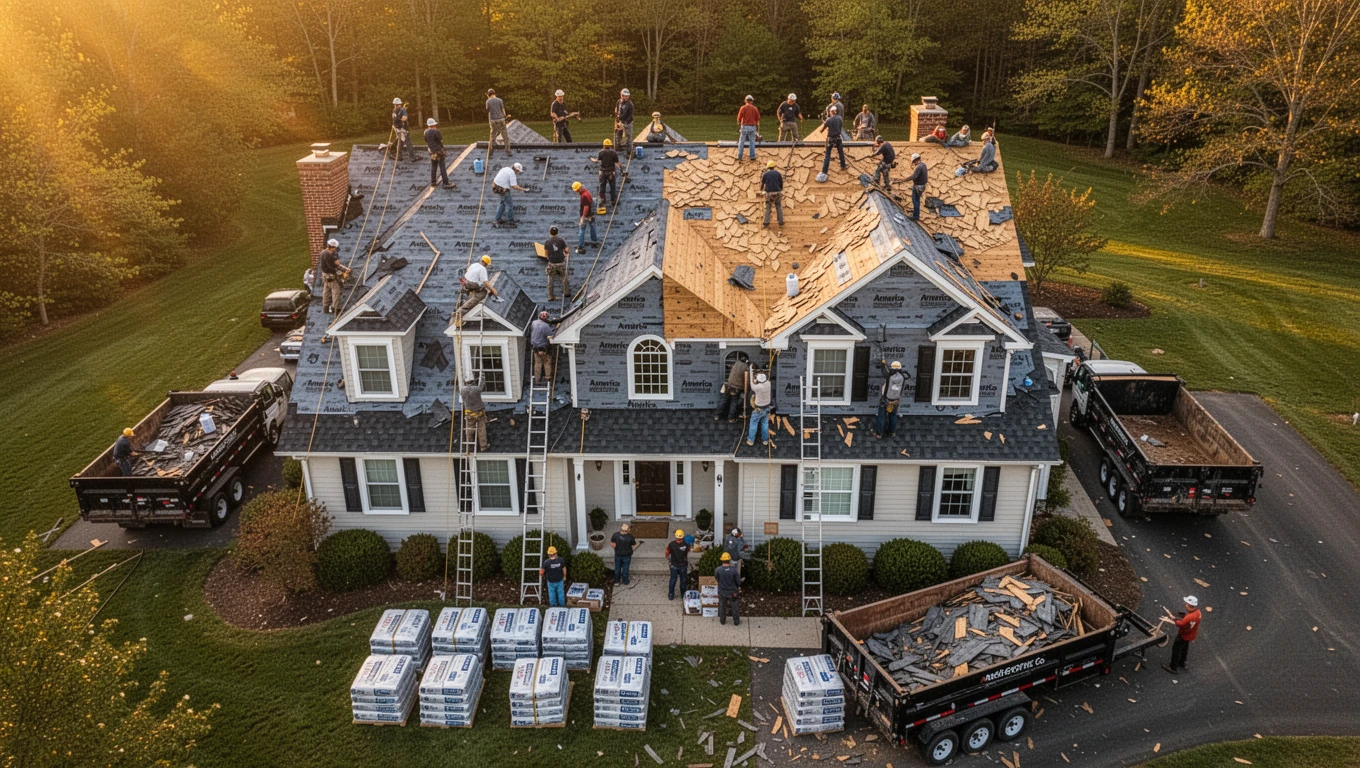 Asphalt Shingle Roof Replacement